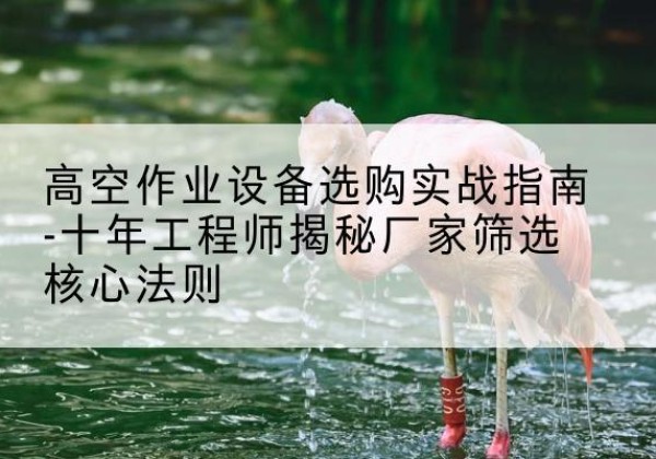 盐湖剪叉式升降机厂家-高空作业设备选购实战指南-十年工程师揭秘厂家筛选核心法则